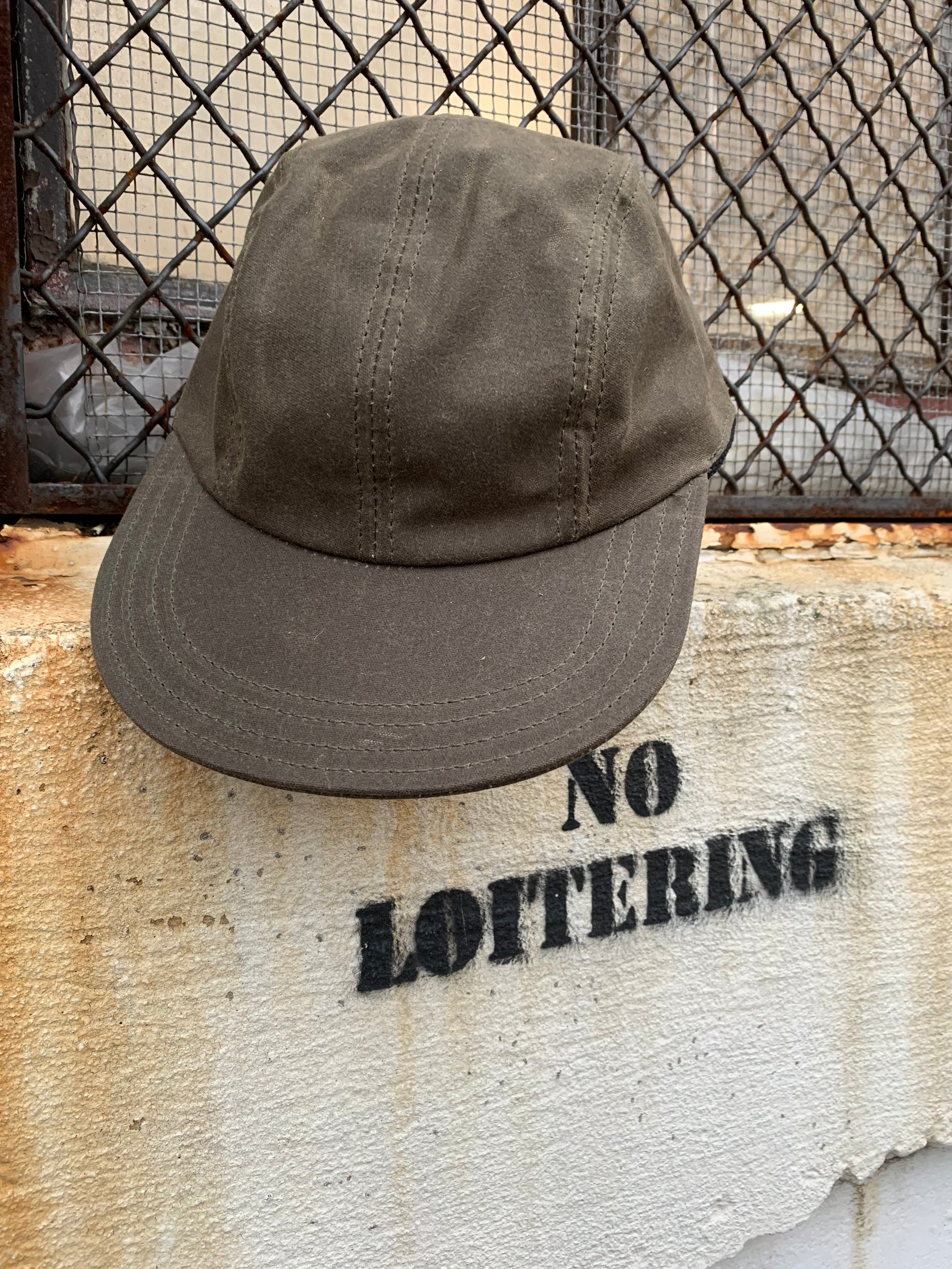 Waxed Canvas 4-panel hat