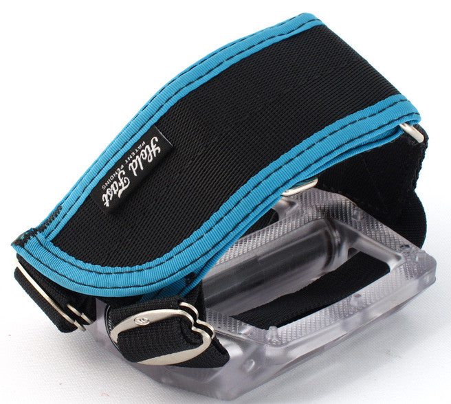 bike pedals with straps Powder Blue FRS Pedal Straps